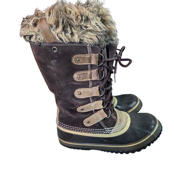 Sorel Joan of Arctic Tall Brown Waterproof Insulated Winter Brown Boots Size‎ 7 - Picture 3 of 7